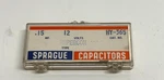 Vintage Sprague Hypercon HY-365 Ceramic Disc Capacitors .15UF 12V New. Price: $22.00.