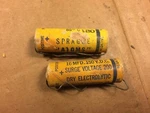 2 Nos Vintage Sprague Atom Paper Capacitors 16 Uf 150V Axial Tube Amp Caps 1950S Unspecified. Price: $16.00.
