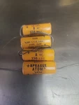 Sprague Atom TVA-1405, 8MF, 150 V.d.c, 200 V.d.c., 185 F. 6647+ New. Price: $19.96.