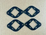 Set Of 4 New 1 3/8" Can Capacitor Mounts Large For Sprague Mallory Cde 35MM. Price: $10.00.