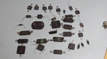 Vintage Micamold Aerovox Capacitor Lot Tube Radio Parts .1 Mfd 1000MMF Cde Used. Price: $25.00.