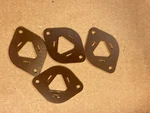 Set Of 4 Nos Vintage Can Capacitor Mounts Medium 1" Fiber Fr Sprague Mallory Cde Open. Price: $10.00.