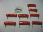 Sprague SBE715P1200V-392J Film Capacitor Orange .0039UF 5% Nos Qty 8 New. Price: $9.99.