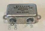 Nos Sprague Hermetically Sealed 0.50UF 600V 10% Oil Filled Capacitor Unspecified. Price: $19.50.