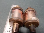 Western Electric And Aircraft Radio Corp 50MMF Glass Vacuum Capacitors Used. Price: $30.00.