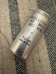 Mallory TC78A Capacitor 40MFD 450VDC - Made In Usa Used. Price: $25.00.