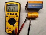 Sprague Atom TVA-1319.9 2000 Uf 75 Vdc 85 Axial Capacitor Open. Price: $27.95.