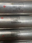 9X Gudeman G51C126S-5, Mil. Grade Paper In Oil Capacitor 12UF 200V 5%. Used. Price: $180.00.