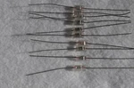 Two (2) Vintage Corning Glass Works (cgw) CY10C121J Capacitors-unused New. Price: $7.00.