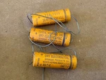 3 Nos Vintage 1960 Sprague Atom Capacitors 16 Uf 150V TVA-1409 Open. Price: $30.00.