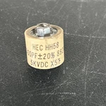High Energy Corp Hec 500PF 5000 HH58 Made In Usa Doorknob Capacitor 5KVDC Used. Price: $35.00.