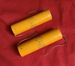 2 Nos Sprague 60 Uf 450V Electrolytic Capacitors Atom Axial Lead Cardboard Cover Open. Price: $79.99.
