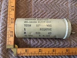 Western Electric Condenser 500MF 60V KS-14136 Grey Metal 1950 Test 325MF Used. Price: $10.00.