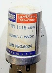 Vintage Sprague Electrolytic Capacitor TVL-1115 2000MF 6WVDC Aluminum Can Nos New. Price: $9.71.