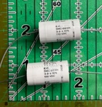 3.9UF 100V Axial Film Capacitor Metalz Polycarbonate 5MC9931K Audio Power 2PCS New. Price: $19.03.