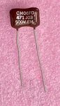 Cornell Dubilier 470PF 500V Mica Film Capacitor CM06FD471J03 New. Price: $8.49.