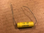 Nos Vintage Astron .05 Uf 600V Mustard Capacitor Guitar Amp Tone (qty) Unspecified. Price: $25.00.