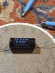 Cornell Dubillier Type BR-8-150 Electrolytic Capacitor Open. Price: $13.98.