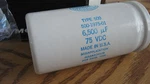 Motorola Sangamo Type 6500UF 75 Vdc 23-86920A16 Capacitor New In Box. Price: $19.99.