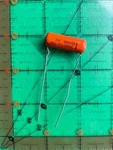 Cde Sb Radial Orange Drop Film Capacitor 0.22UF 200V 2PS-P22 Audio 220P New. Price: $12.86.