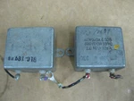 Two Aerovox Capacitors 1 Mfd 600 Vdc Bathtub Used. Price: $10.00.