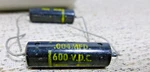 Universal Sprague Black Beauty Capacitor/mylar &bakelite/ .004MFD /600VDC/1950'S New. Price: $10.49.