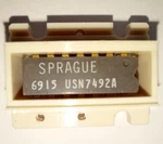Sprague USN7492A Microchip DIP-14 Vintage From 1969!! Gold Plated Legs. Price: $22.89.