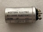 Western Electric Capacitor 10/10/10UF 400V Condensers, KS-13685 Used. Price: $149.99.