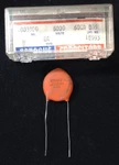 1 Nos .0039 F 6000VDC Sprague Capacitors 60GA D39 New. Price: $7.00.