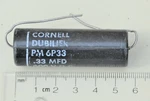 Cornell Dubilier Pm 6P33 .33UF 600VOLT 10% Film Capacitor Axial 2 Pieces New. Price: $8.76.