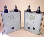General Electric 10 Uf 600V Pyranol Capacitors Matched Pair, Western Pn Used. Price: $120.00.