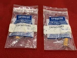10 Vintage Sprague Atom TVA-1207.7 Paper Capacitors New. Price: $50.00.