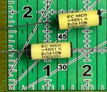 2UF 100V Axial Film Capacitor Met Polycarbonate Elec Concepts MC12D205K 10PCS New. Price: $41.34.