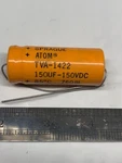 Vintage Sprague Atom 150UF 150V TVA-1422 Axial Capacitor, Usa 1976 New. Price: $14.36.