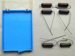 Lot Of (5 Nos) Sprague .0015 Mf 600VDC 6TM-D15 Capacitors New. Price: $40.00.