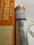 Vintage Sprague TVL-3585.5 Twist-lok Multi-section Electrolytic Capacitor Open. Price: $18.00.