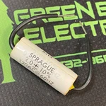 441P205 - Sprague 2UF 220VAC Film Capacitor Axial New. Price: $14.30.