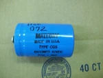 Mallory CGS652U050V3C Capacitor New. Price: $19.50.
