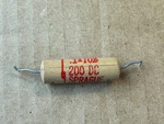 Vintage Sprague .1 Uf 200V Molded Capacitor 157P Cream Tube Amp Tone (qty) Used. Price: $10.00.