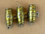 3 Vintage 1940S Pyramid .05 Uf 600V Pio Capacitors Oil Tone Caps Test Good Used. Price: $25.00.