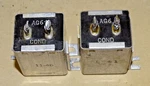 2 Western Electric Type AG6 Condensers, .00141 Mfd, Good Used. Price: $14.99.