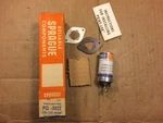 Nos Nib Sprague 250 + Uf 16V PCL-3022 Can Capacitor Unspecified. Price: $15.00.