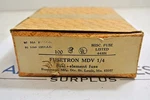 Bussmann Fusetron Mdv 1/4 Case Of 100 Dual Element Fuses New Old Stock. Price: $200.00.