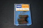 5 Nos Sprague Black Beauties Capacitor 0.068MF 600VDC / .068UF 6TM-S68 Brand. Price: $79.00.