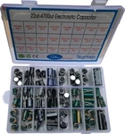124PCS Electrolytic Capacitor Assortment Box Kit 22UF-4700UF (6.3V-450V) -... New. Price: $27.01.