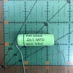 Cornell Dubilier Axial Film Capacitor 0.068UF 600V PM6S68 Mylar Audio New. Price: $17.30.