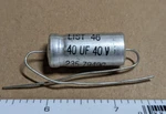 Western Electric KS19658 40UF 40V Axial Electrolytic Capacitor New. Price: $9.95.