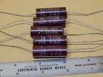 Good-all Trw .16UF 200V Mylar Dielectric Nos Tone Capacitors Qty 5 T-600UE Open. Price: $15.00.