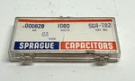 Vintage Sprague 5GA-T82 Type Cera-mite Ceramic Disc Capacitor .000820UF 1000V New. Price: $22.00.