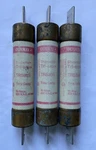 Lot Of 3 TRS80R Gould Shawmut Tri-onic Fuses Class RK5 80AMP Time Delay Used. Price: $48.00.